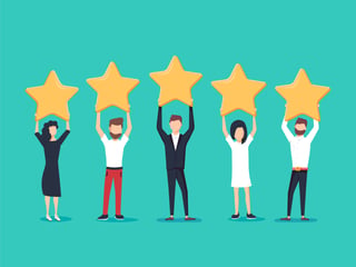 5 start customer rating - shutterstock_1052091551